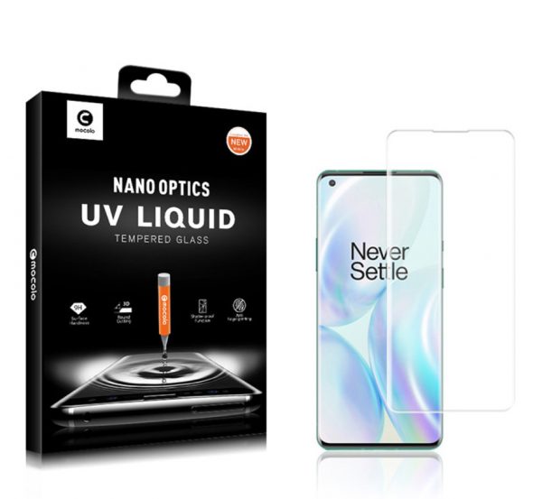 OnePlus 8 Pro 9H UV Glass Screen Protector Full Cover